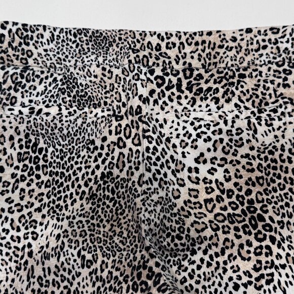 Chico's Brigitte Leopard Print Cropped Pants, Sz 2 - Picture 5 of 7
